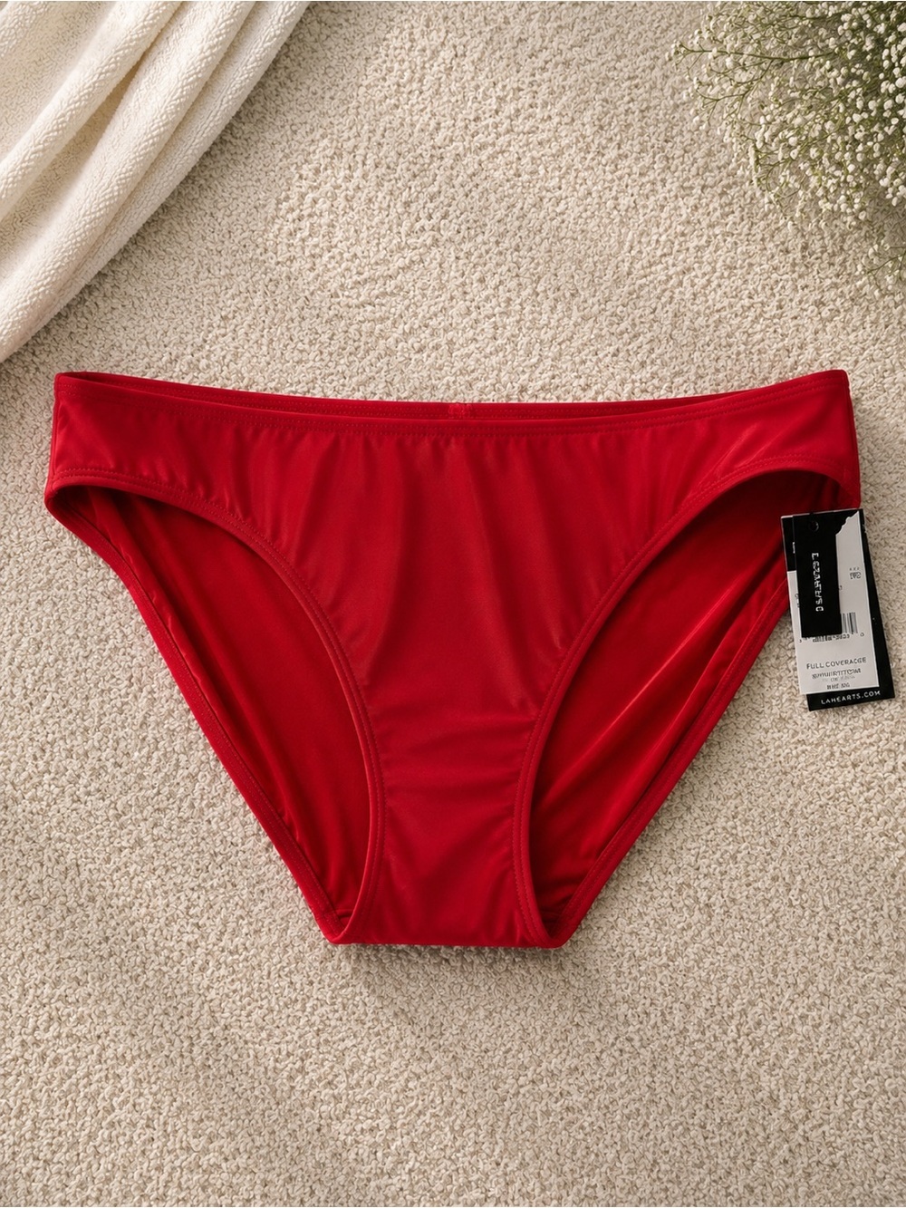 Ralph Lauren Red Swim Bikini Bottoms